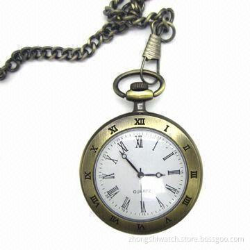 Archaistic Pocket 47mm Necklace Watch with 255% Copper